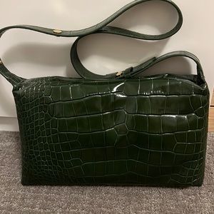 Simon Miller green croc shoulder bag